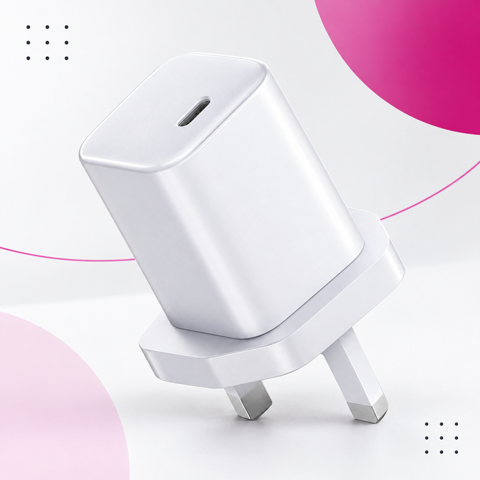 BUAUSS BC-30C-E single USB-C port top angle