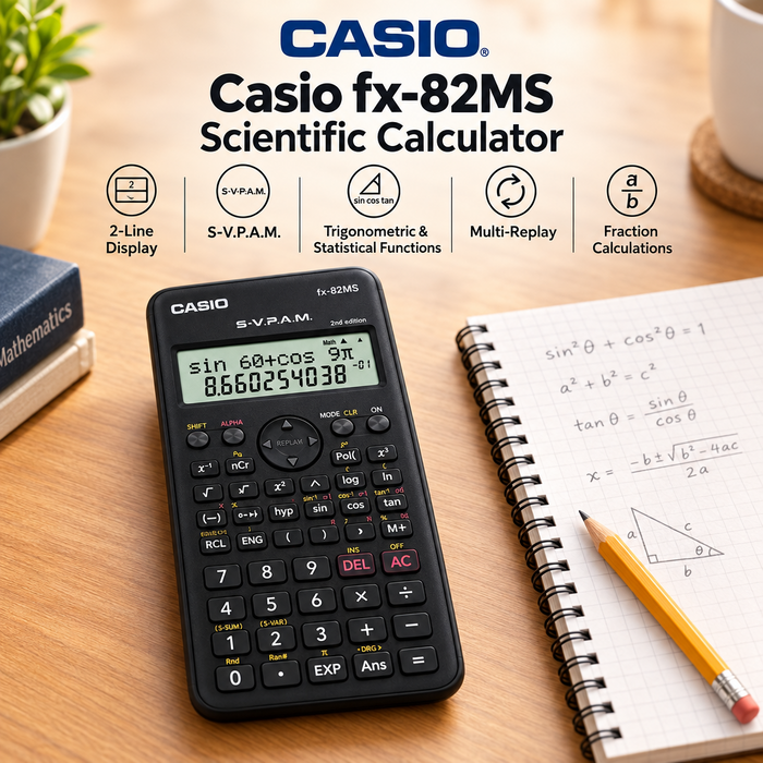 Casio fx-82MS 2nd Edition Scientific Calculator