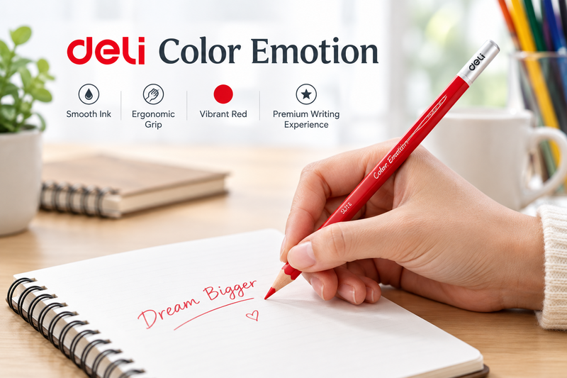Deli Color Emotion C00700 Watercolour Pencils – 12 Colours