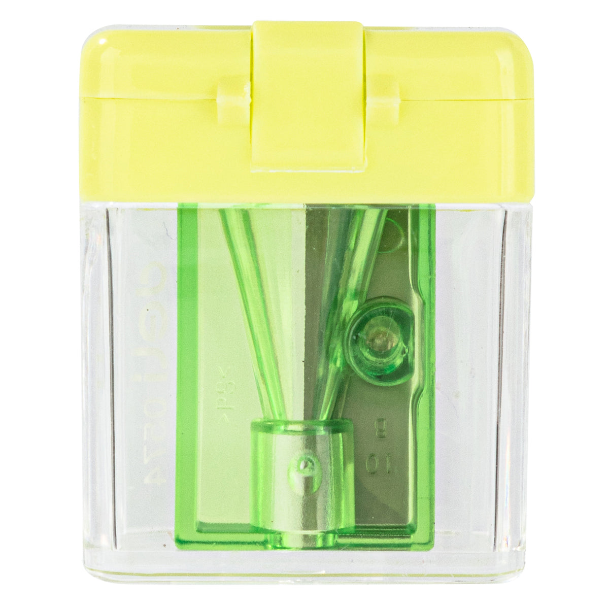 Deli Comiko E0574 pencil sharpener in use