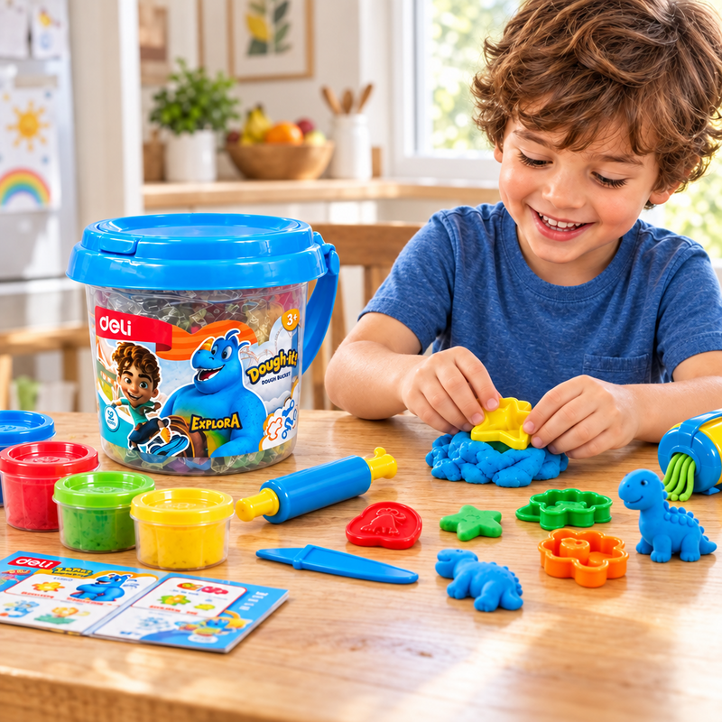 Deli Dough It! Explora D75348 Character Dough Play Set