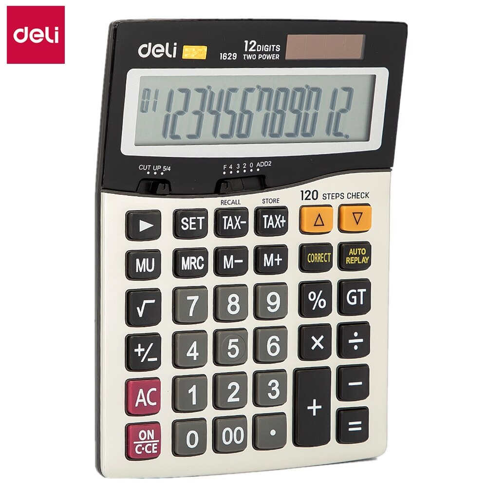 Deli Classic E1629 12-digit desktop calculator
