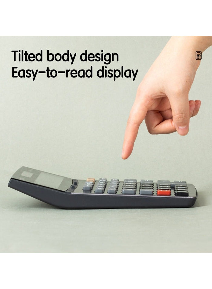 Deli Exceed E39264 calculator side view