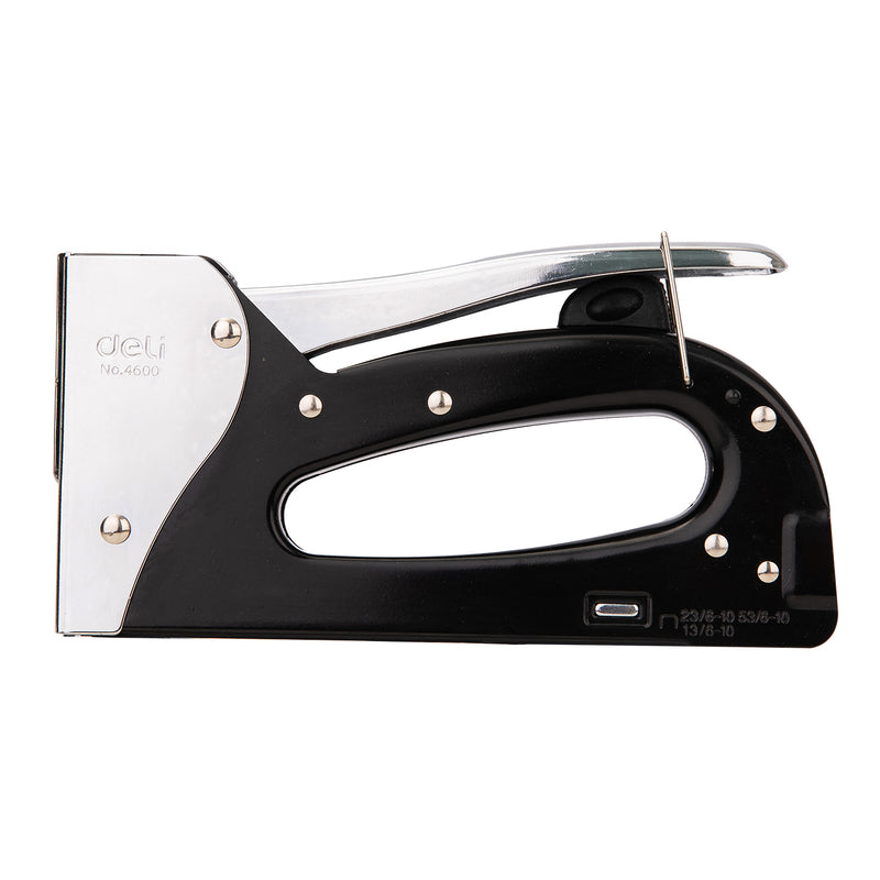 Deli E4600 metal staple gun side view