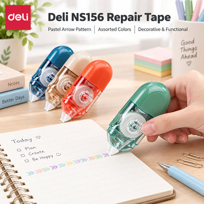 Deli Repair Tape – Pastel Arrow Pattern, Assorted Colours