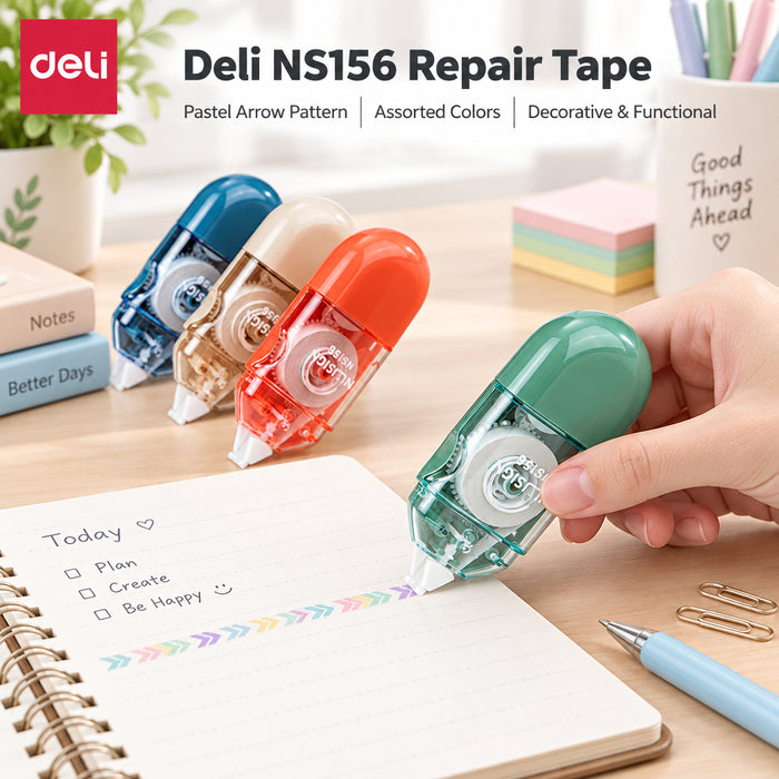 Deli Repair Tape – Pastel Arrow Pattern, Assorted Colours