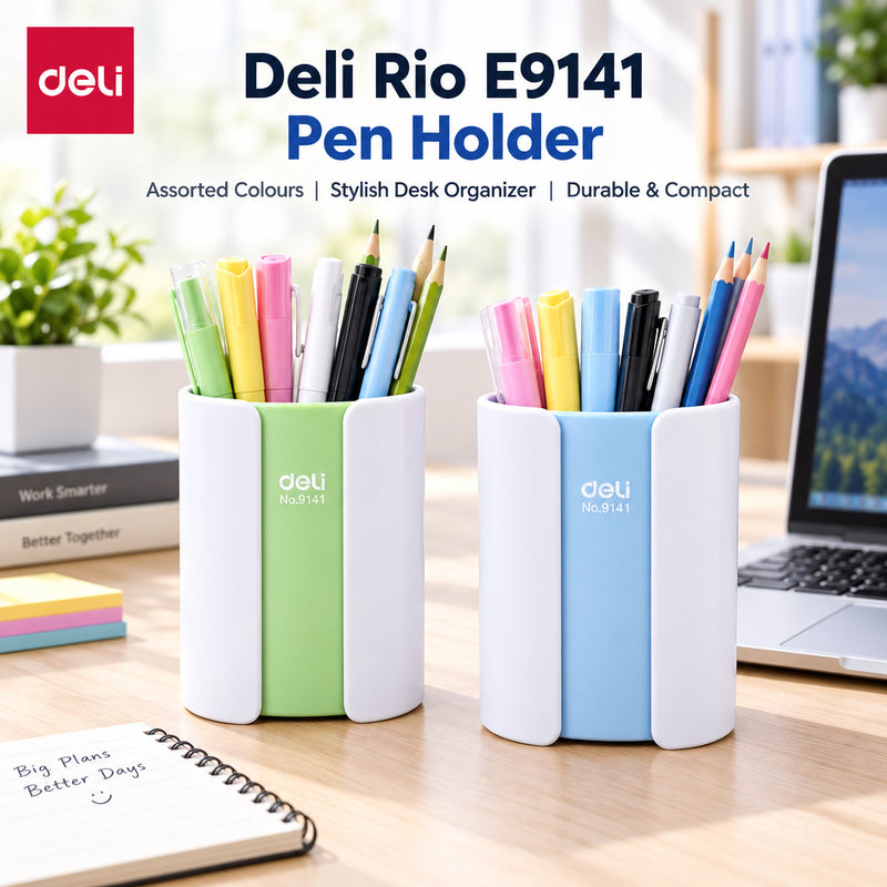 Deli Rio Pen Holder E9141 – Assorted Colours