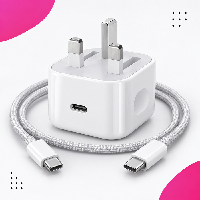 Digit DG16PM 30W USB-C charger and cable front angle