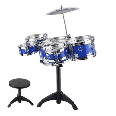Kids' Drum Set with Stool