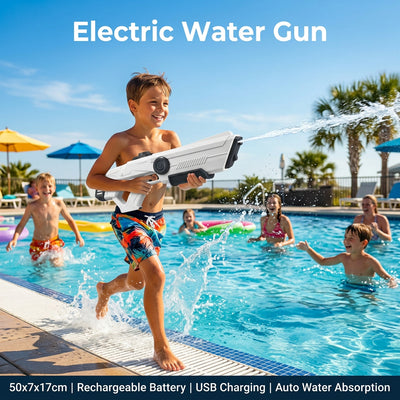 Electric Water Gun – White