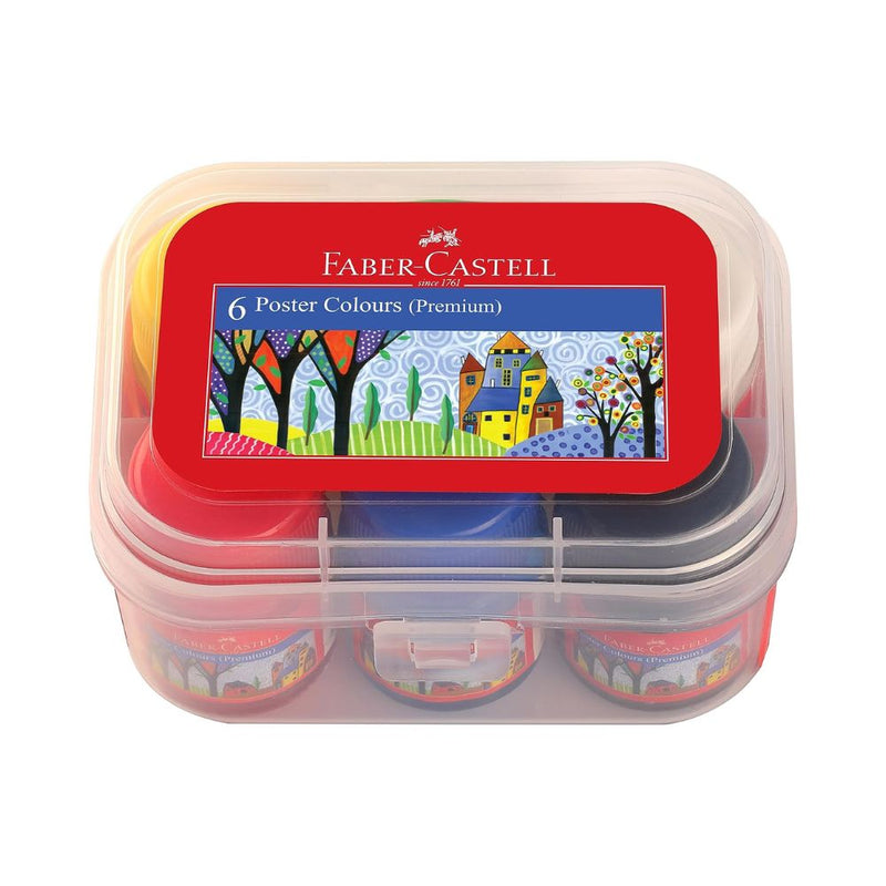 Faber-Castell Premium Poster Colours 6-colour set