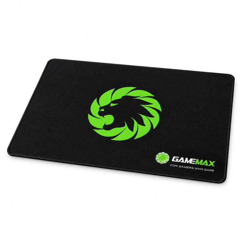 GAMEMAX GMP-001 black and green gaming mouse pad