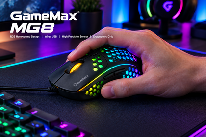 Ratón gaming GAMEMAX MG8 – negro