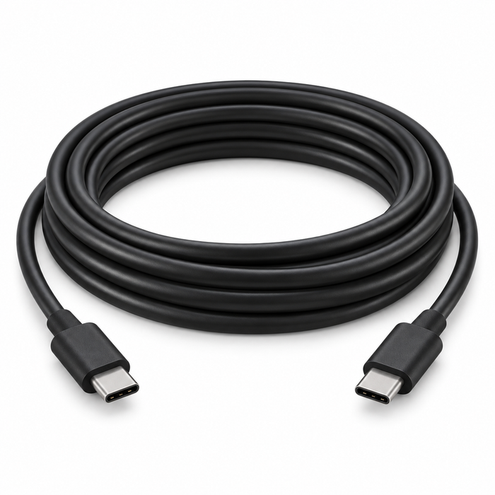 Genuine USB 3.2 Gen 2 10Gbps USB-C to USB-C cable Black 3m