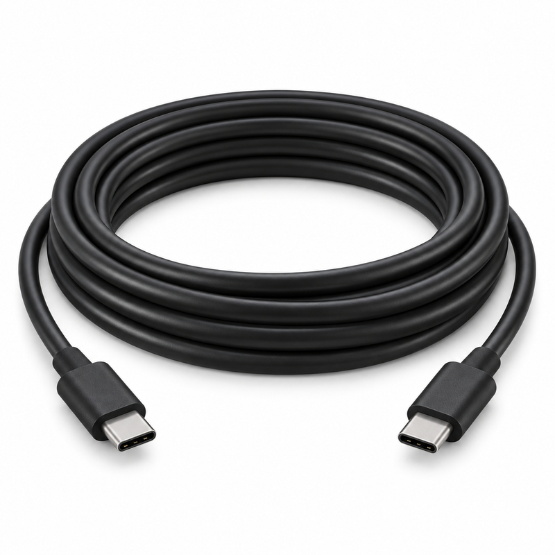 Genuine USB 3.2 Gen 2 10Gbps USB-C to USB-C cable Black 3m