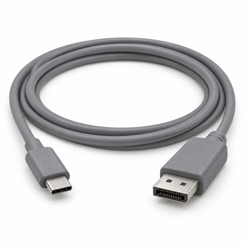 Genuine USB-C to DisplayPort Cable 2M 4K Gray