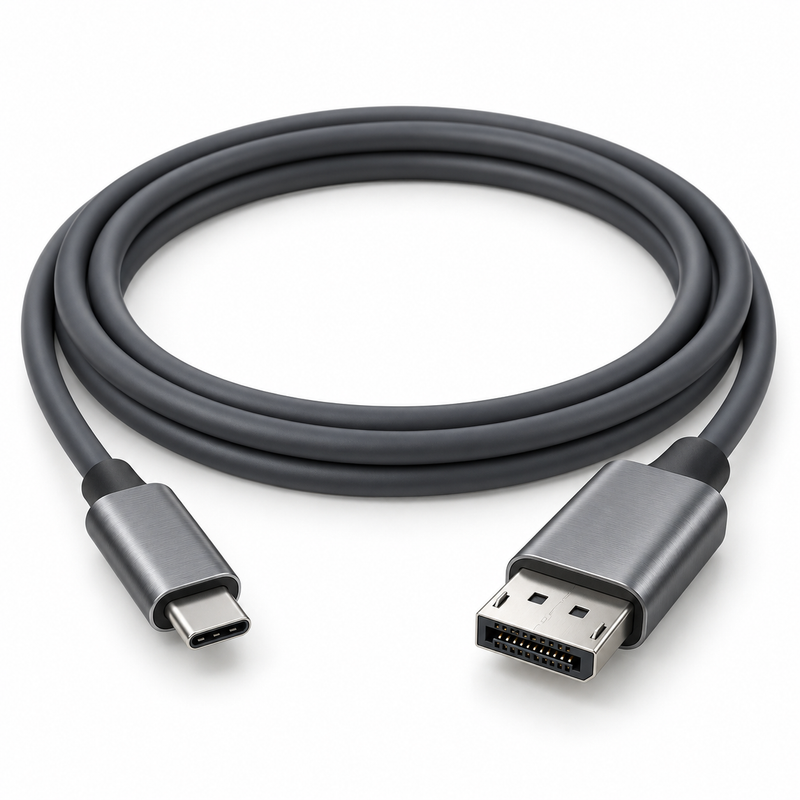 Genuine USB-C to DisplayPort Cable 2M 8K Gray