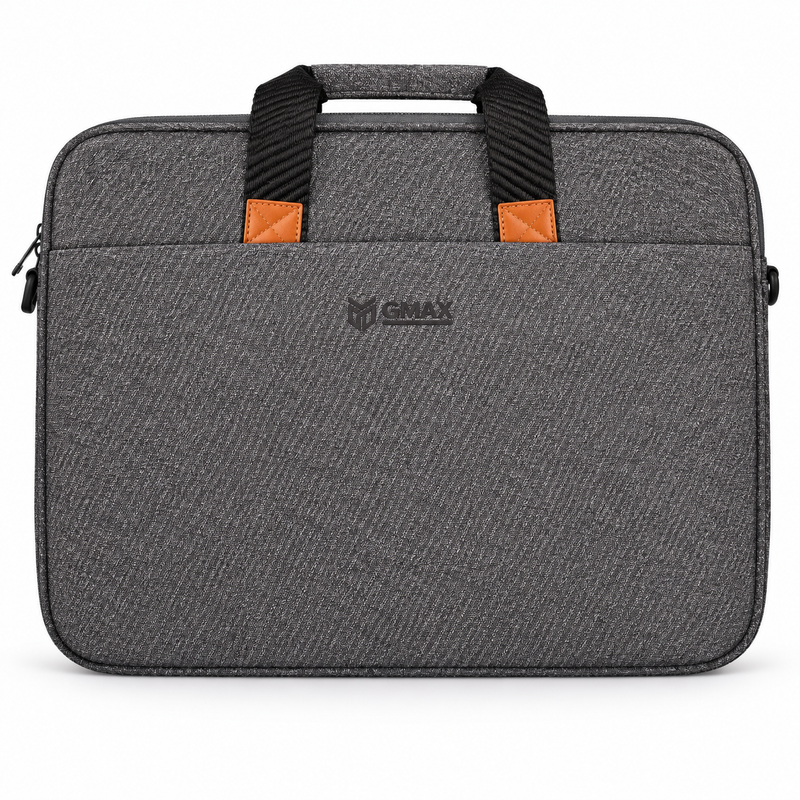 GMAX 230968GR gray and black 15.6-inch laptop bag