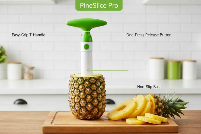 Italo KT-33756 pineapple cutter front view