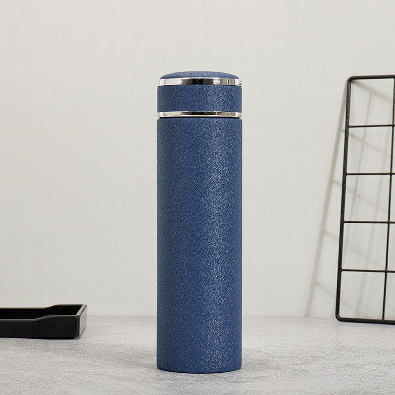 Twisoo Leather Thermal Water Bottle 680ml - Blue