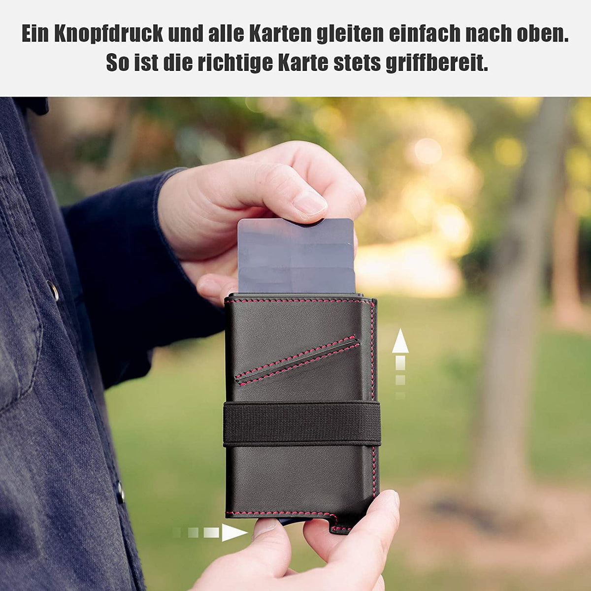 Compact Leather Card Wallet