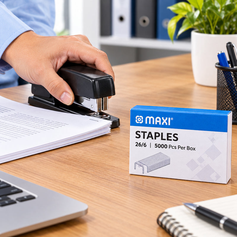 Maxi Staples 26/6-5M – 5000 Pcs per Box