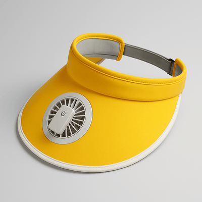 Sun Visor Hat with Mini Fan