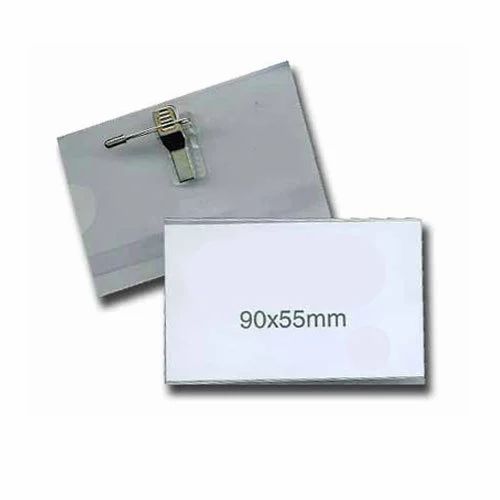 Super Deal Name Badge with Clip 90 x 55 mm