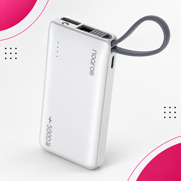 noaroe PMN-50C mini power bank side view