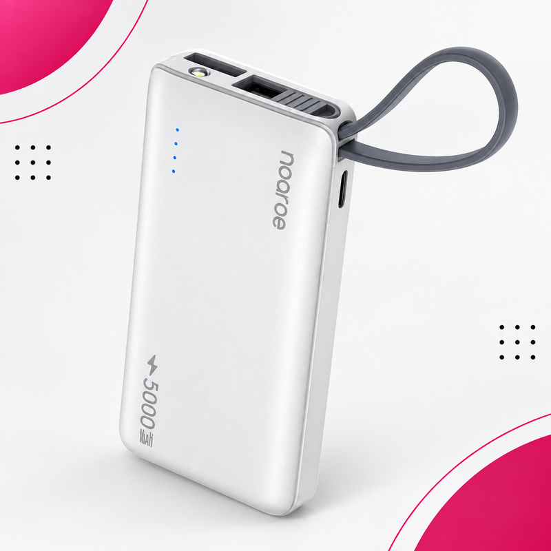 noaroe PMN-50C mini power bank side view