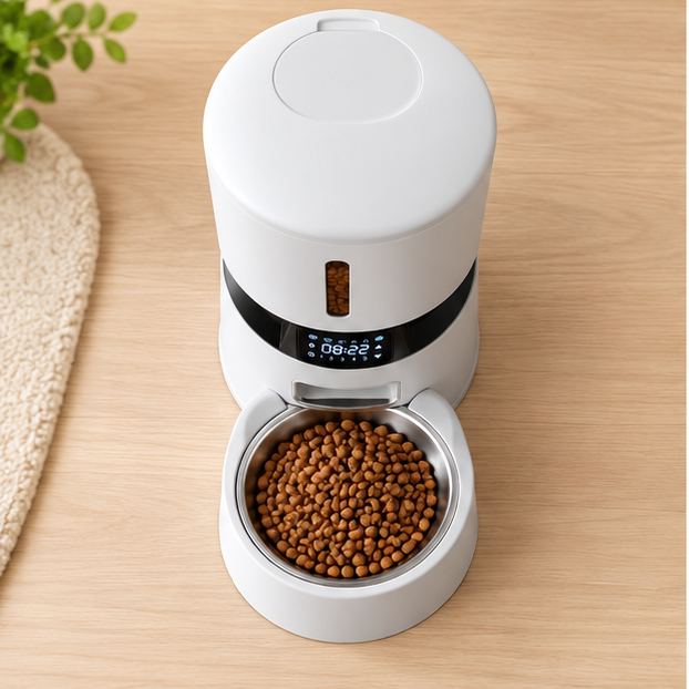 Automatic Pet Feeder with Digital Display