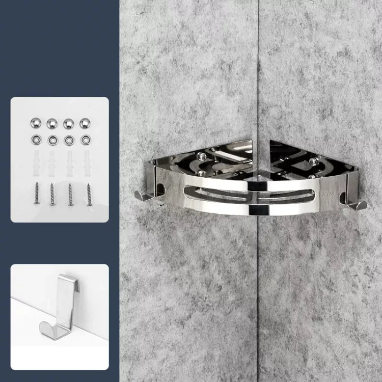 Bathroom corner rack alternate view