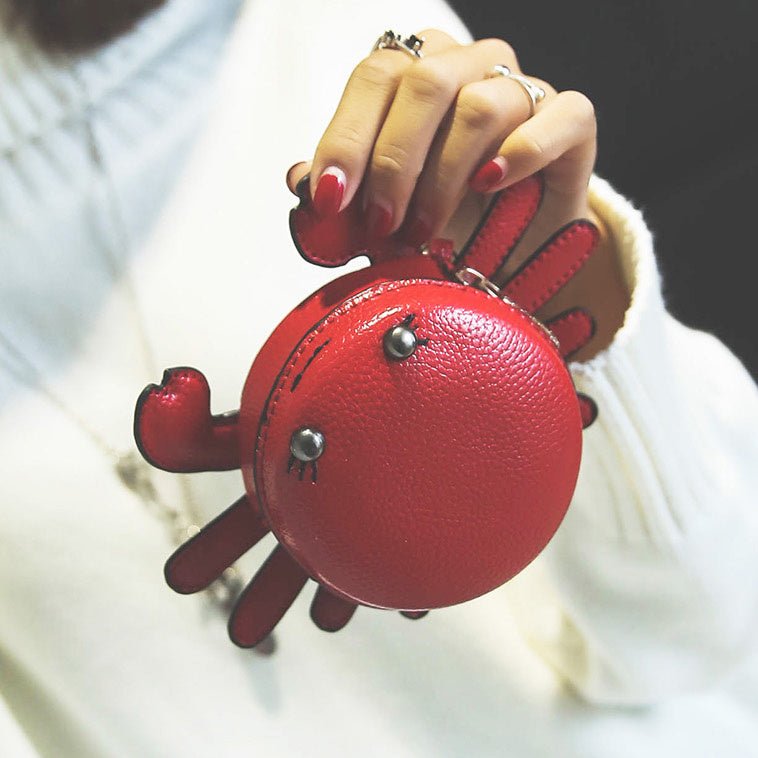 Cute Crab Coin Purse – Pink