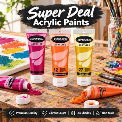 Super Deal Acrylic Colour Paint Tube – 75 ml