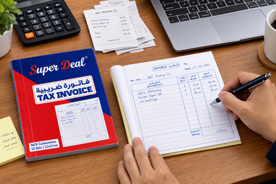 Tax Invoice Book – NCR Carbonless, 50 Sets