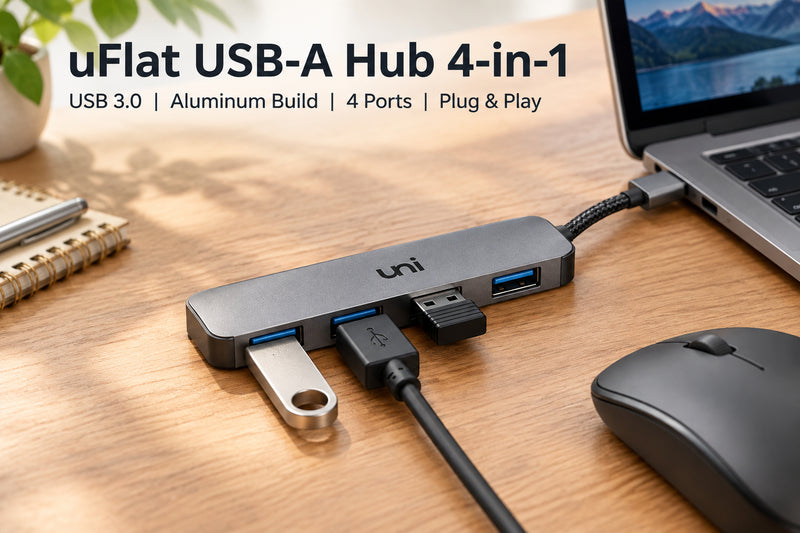 4-port USB 3.0 aluminium hub GN-HU34E