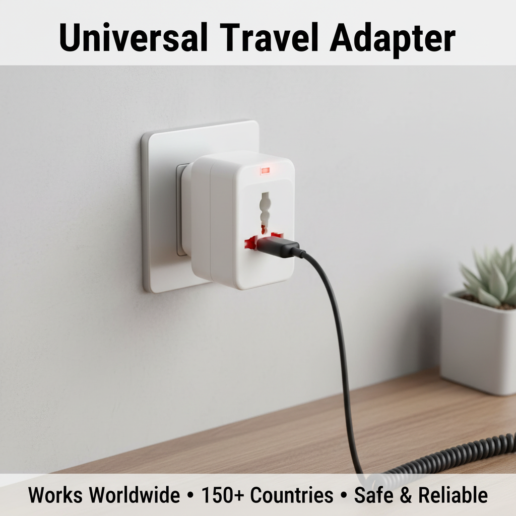 All-in-One Universal Travel Adaptor – White