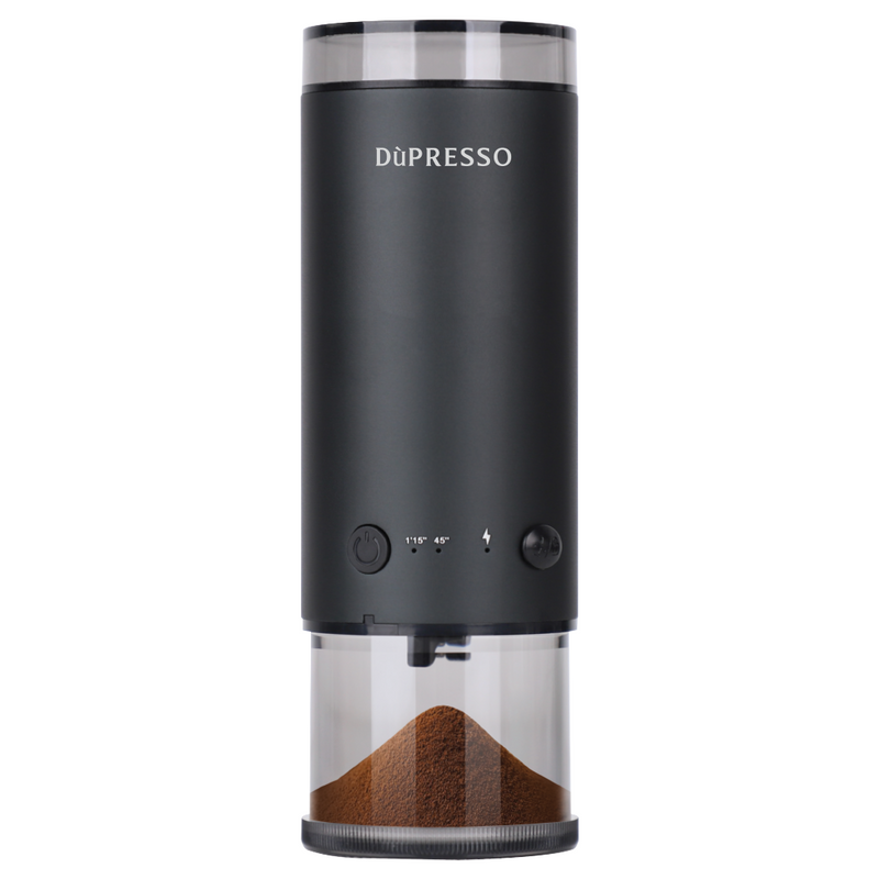 DùPRESSO CK023 conical burr coffee grinder – official view 1