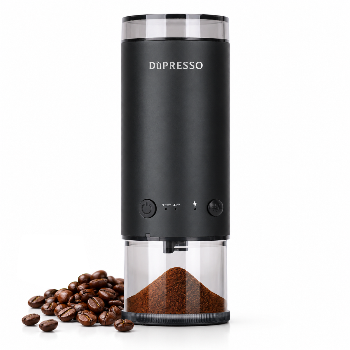 DùPRESSO CK023 conical burr coffee grinder – official view 2