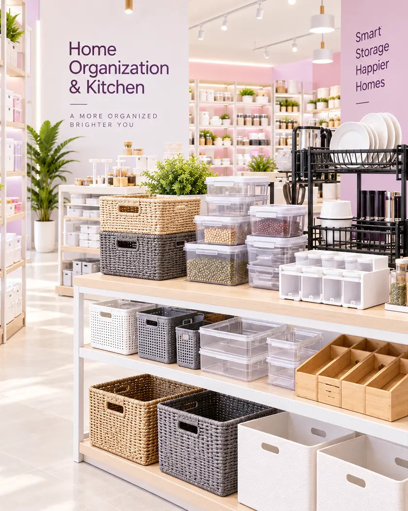Home organization and kitchen products